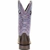 Durango Lady Rebel Pro  Women's Amethyst Western Boot, DARK EARTH/AMETHYST, M, Size 10 DRD0354